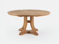 Table de jardin - Bois - 120x120x75 cm - Bois naturel - Style classique