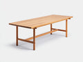 Table de jardin - Bois - 180x90x75 cm - Bois naturel - Style contemporain