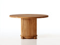 Table de jardin - Bois - 118x118x75 cm - Bois naturel - Style contemporain